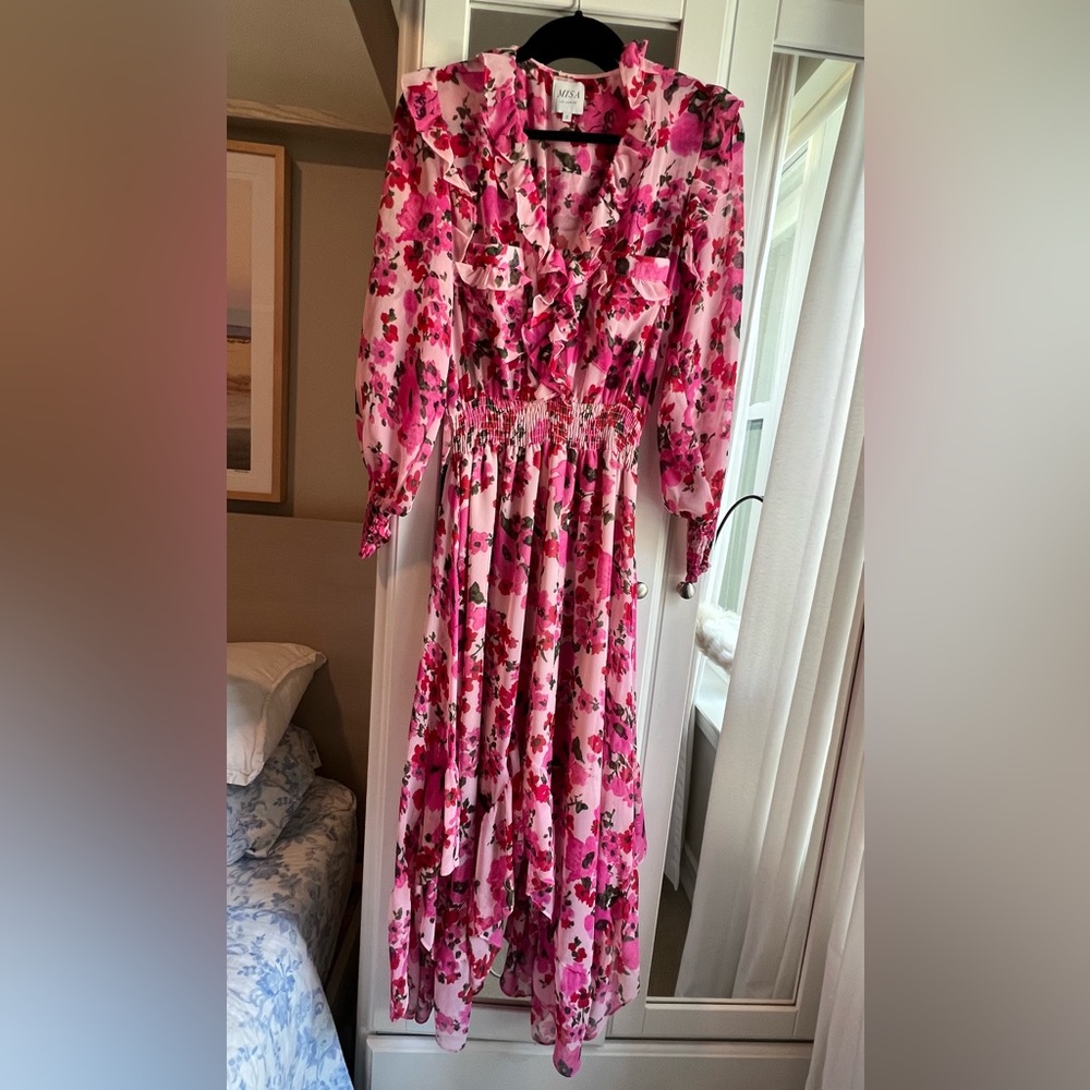 Misa Samantha Dress - Pink Floral